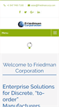 Mobile Screenshot of friedmancorp.com